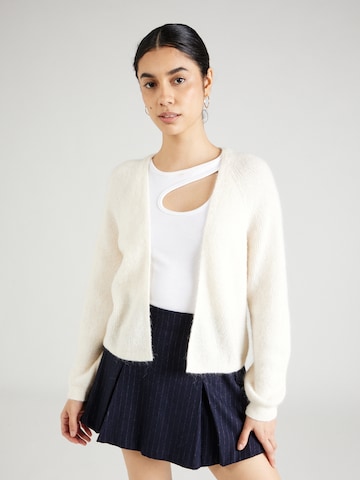 Lindex Knit Cardigan 'Mandy' in White: front