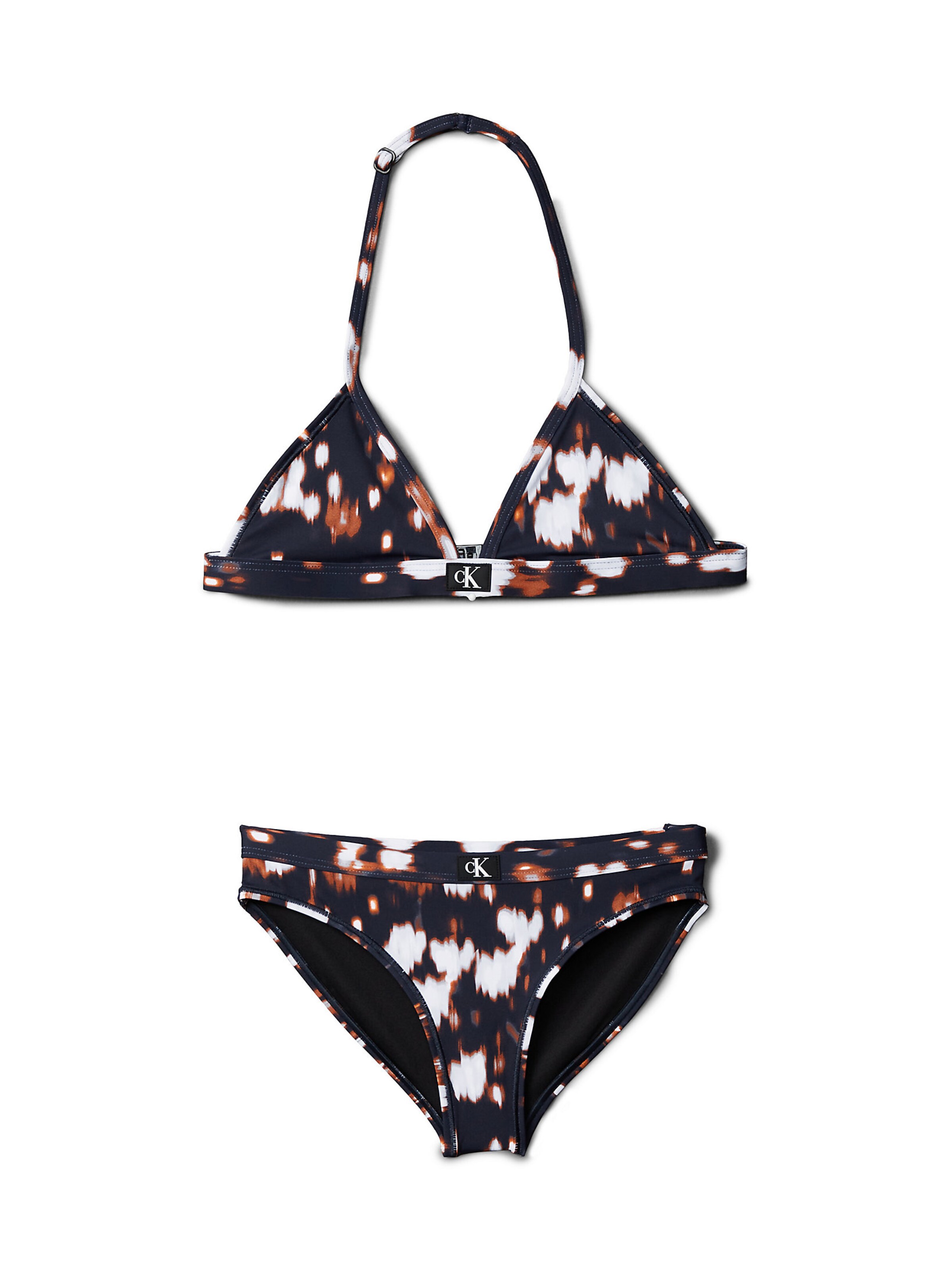 Bikini Calvin Klein Swimwear en bleu : devant