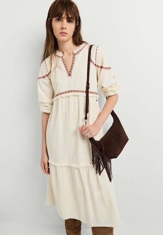 Pepe Jeans Jurk 'Grace' in Wit: voorkant