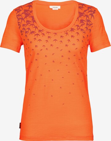 ICEBREAKER Funktionsshirt 'Tech Lite II Migration' in Orange: predná strana