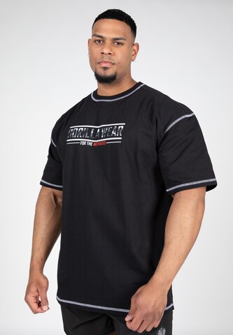 T-Shirt 'Saginaw' Gorilla Wear en noir : devant