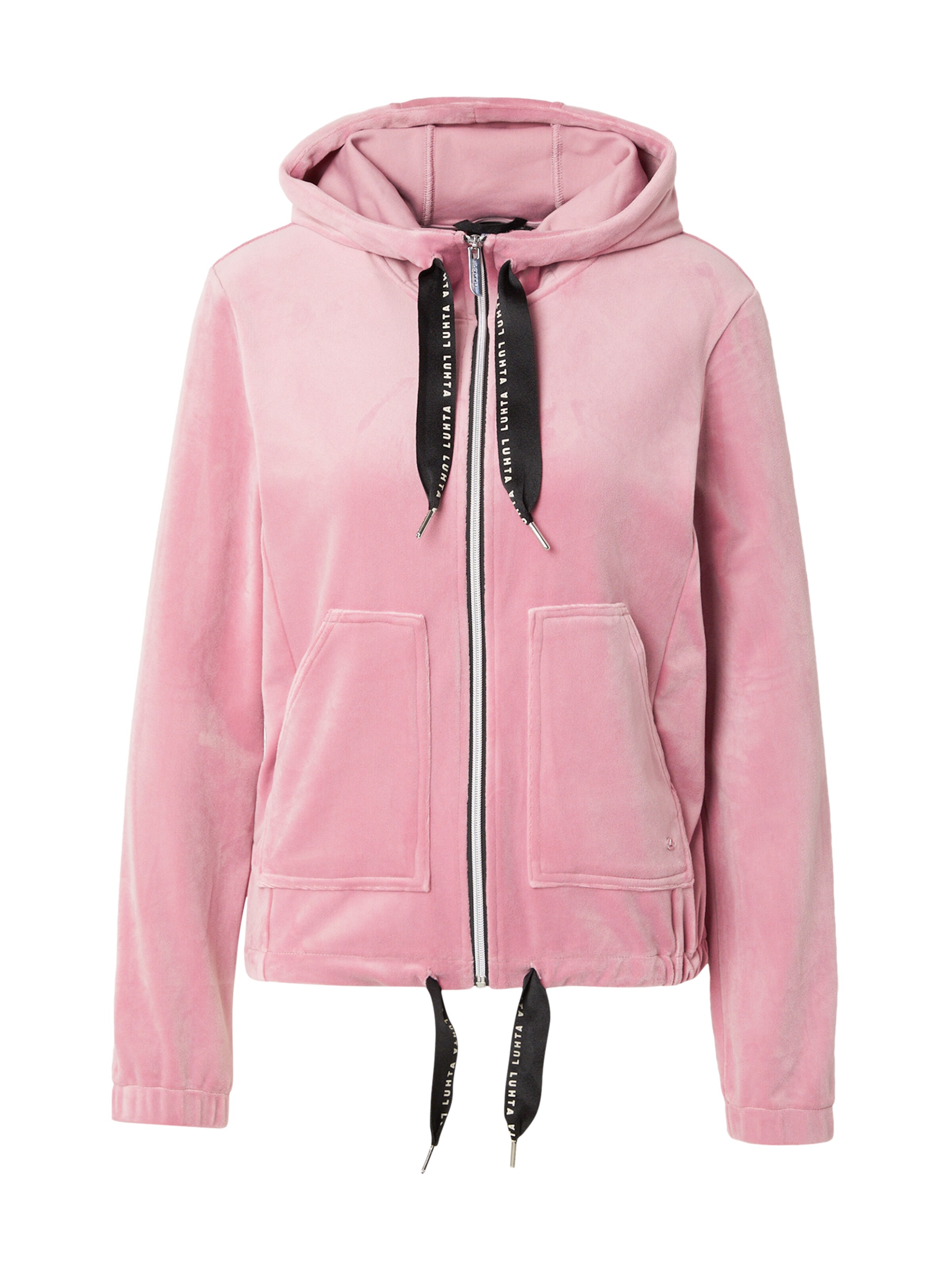 LUHTA Sportsweatjacka 'BROMARF' i rosa: framsida