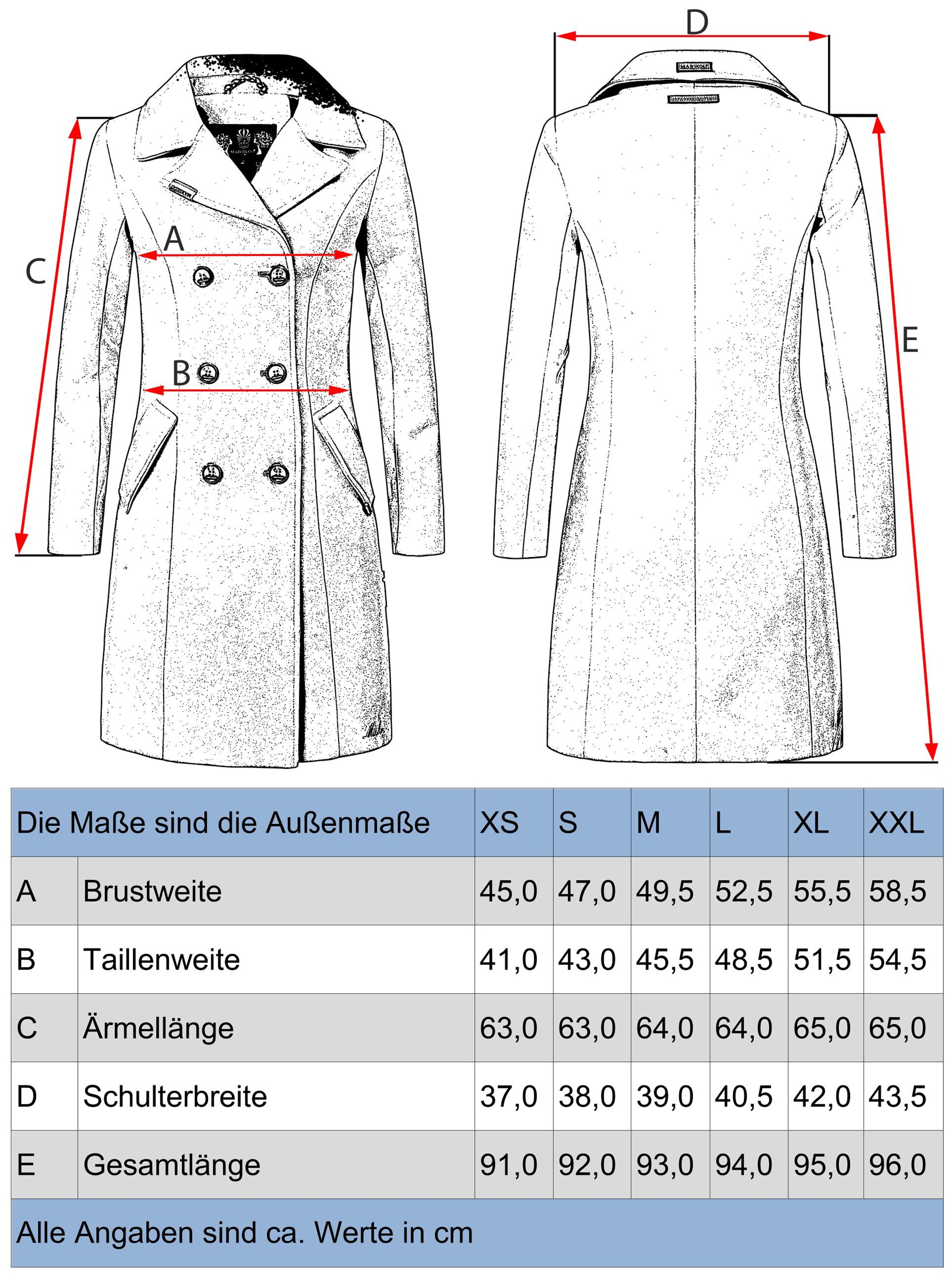 MARIKOO Between-seasons coat in Brown