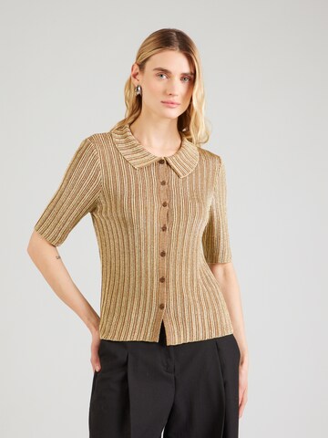 & Other Stories Strickjacke in Beige: Vorderseite