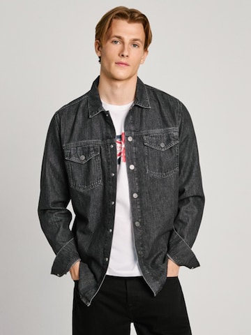 Pepe Jeans Regular fit Srajca | modra barva: sprednja stran