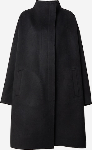 REMAINPrijelazni kaput 'DRAPY' - crna boja: prednji dio