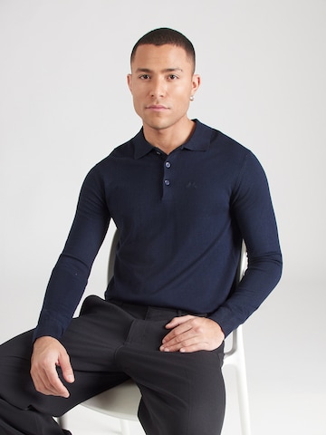 Lindbergh Svetr – modrá: přední strana