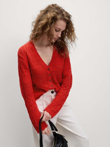 Marks & Spencer Strickjacke in Rot: Vorderseite