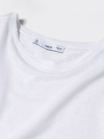 MANGO T-Shirt 'LINT' in Weiß