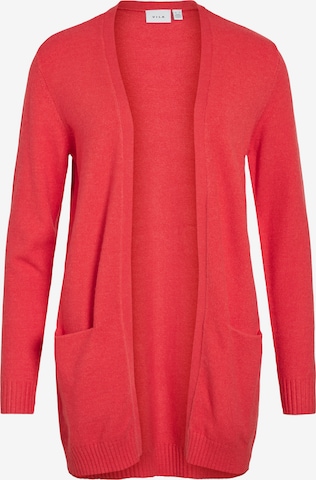 VILA Neuletakki 'VIRil' värissä punainen: etupuoli