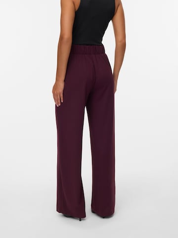 Wide leg Pantaloni di VERO MODA in rosso