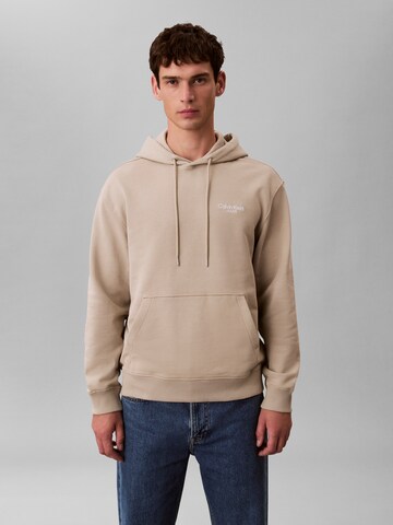 Calvin Klein Jeans Свитшот в Коричневый