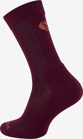Chaussettes de sport Stark Soul en rouge : devant