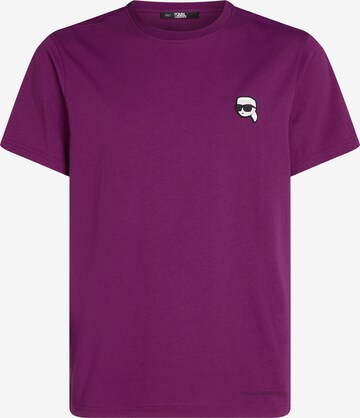 Karl Lagerfeld - Camisa 'Ikonik 2.0' em roxo: frente