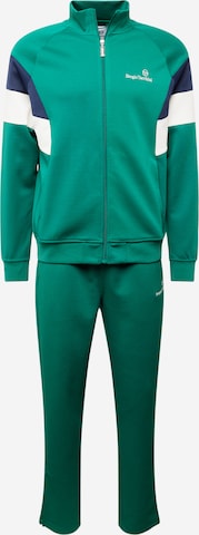 Sergio Tacchini Joggingpak 'PERO' in Groen: voorkant