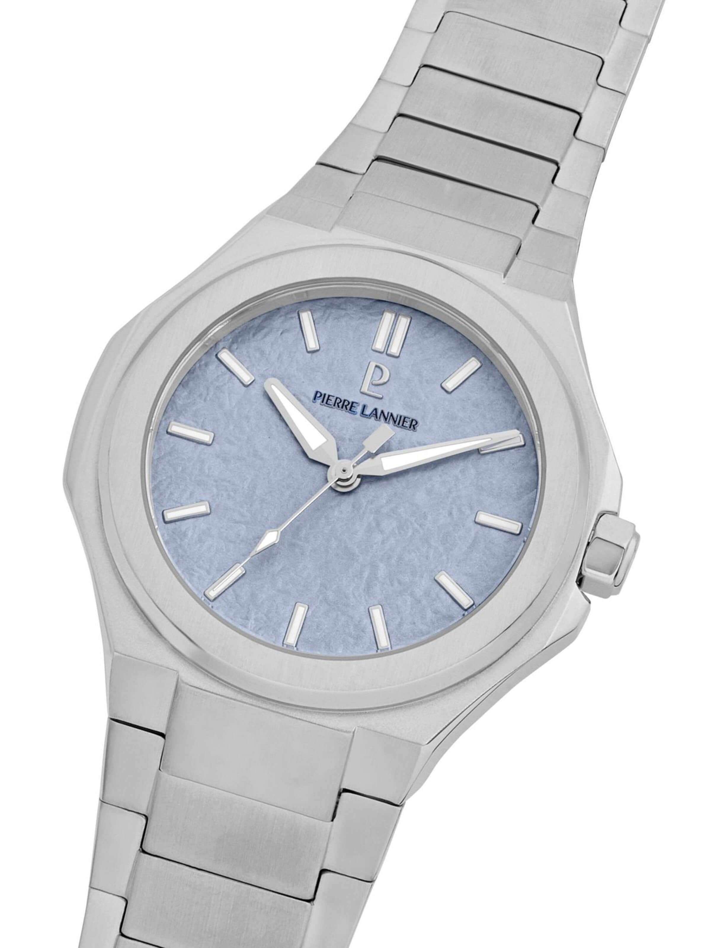 Pierre Lannier Analoog horloge 'Watch Graphite' in Blauw