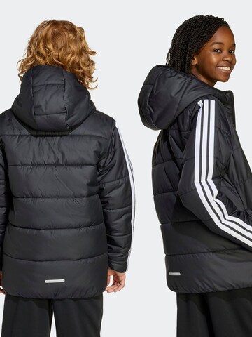 ADIDAS SPORTSWEAR Sportjacke 'ESS' in Schwarz