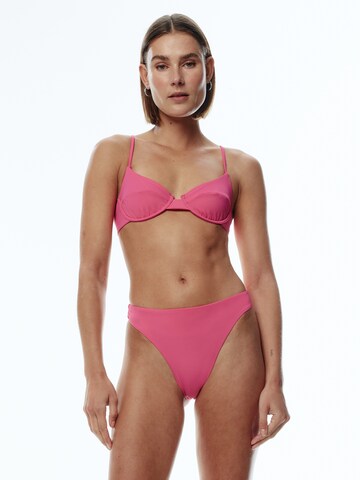 Bas de bikini 'Ike' EDITED en rose : devant