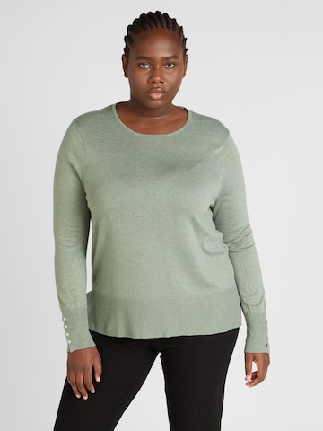 Pullover 'JULIE' di ONLY Carmakoma in verde: frontale