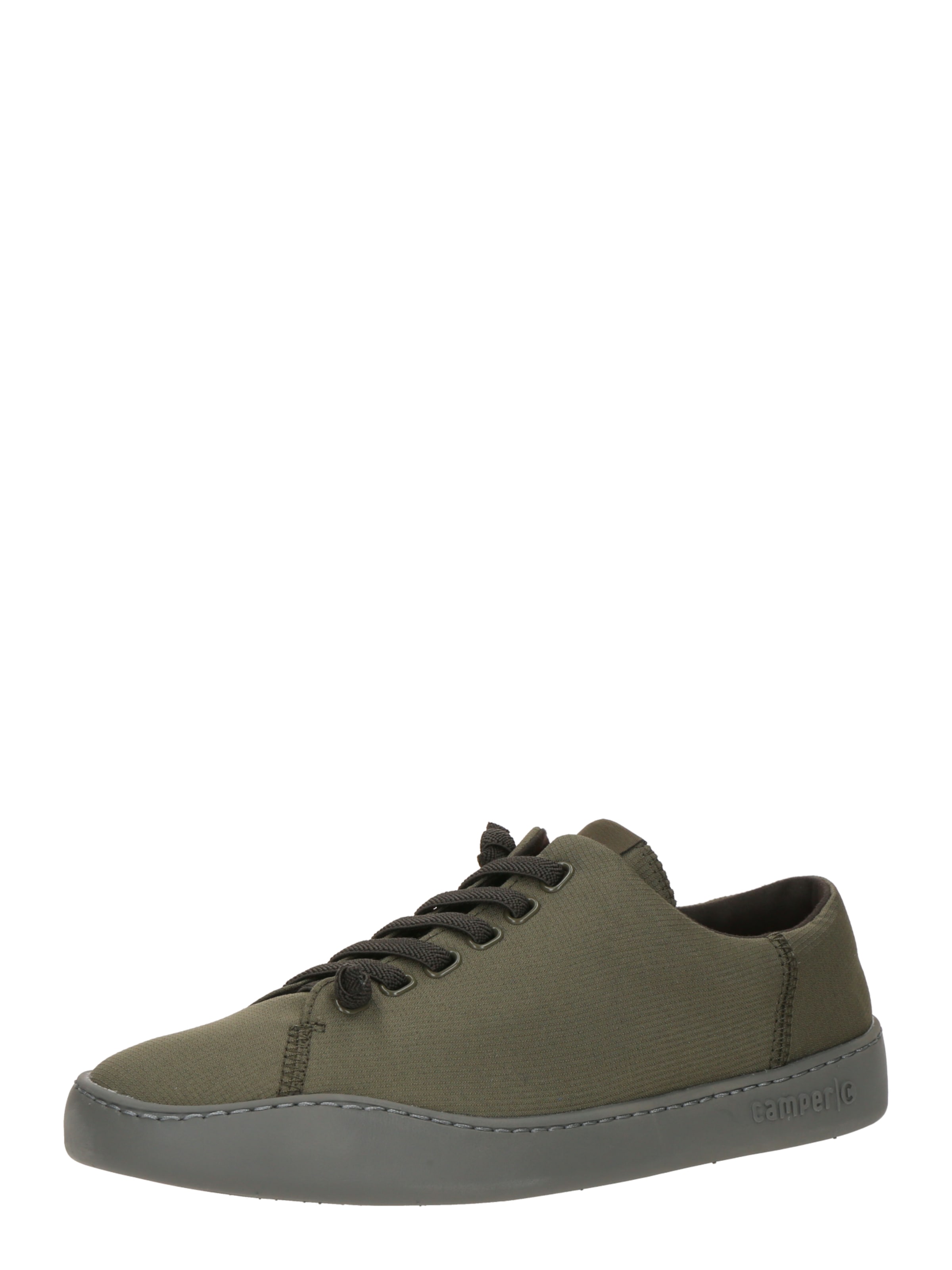 CAMPER Platform trainers 'Peu Touring' in Green: front