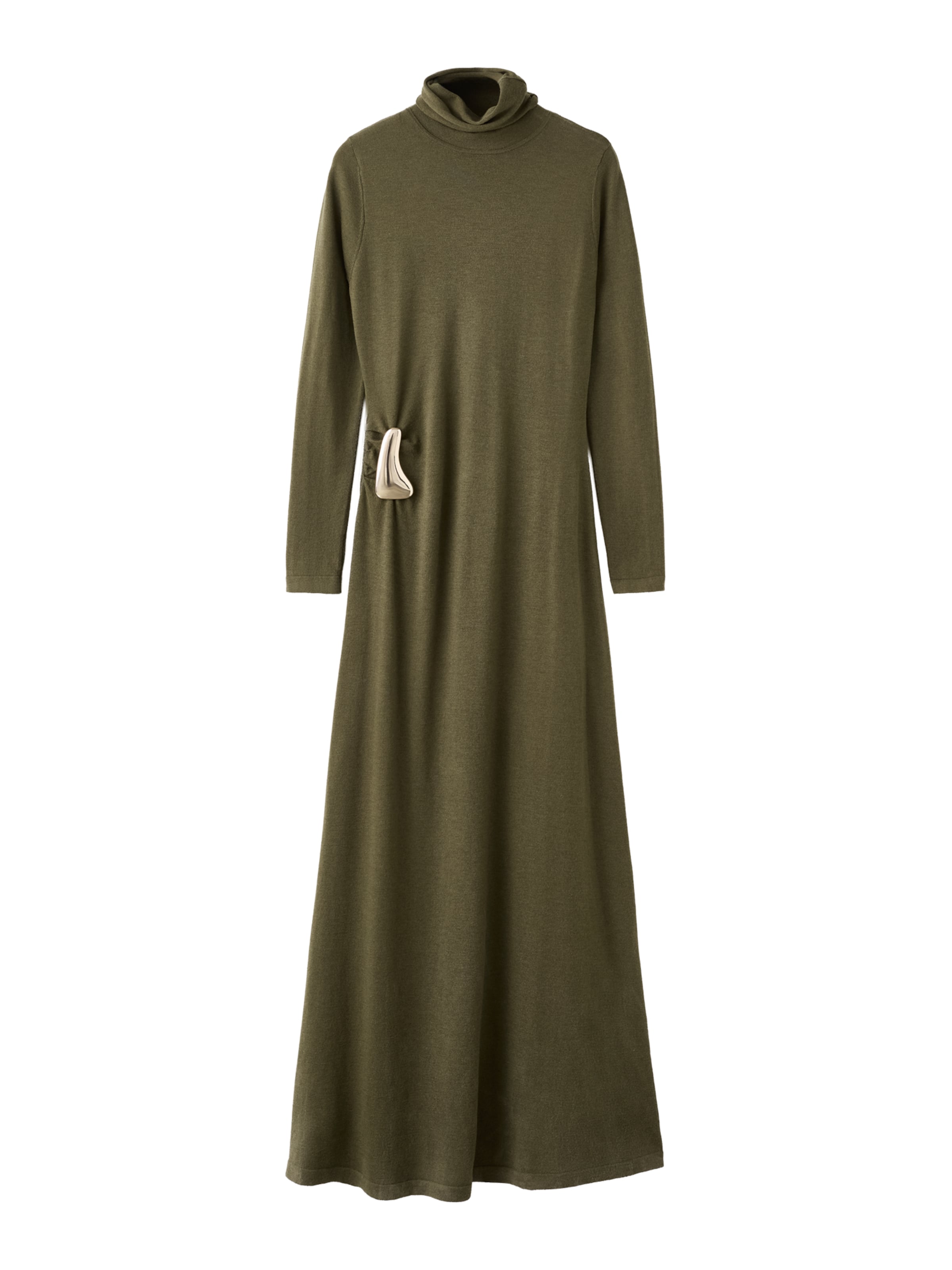 MANGOPletena haljina &#x27;ANA&#x27; - zelena boja: prednji dio