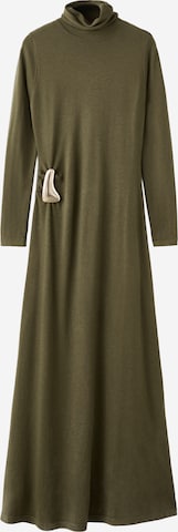 MANGO Knit dress 'ANA' in Green: front