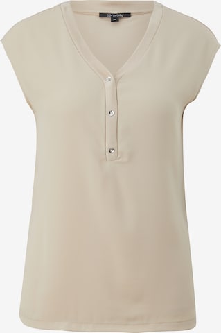 COMMA Shirt in Beige: front