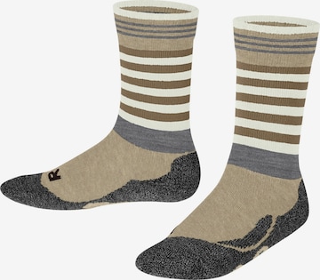 FALKE Socks 'Active Frog' in Beige: front