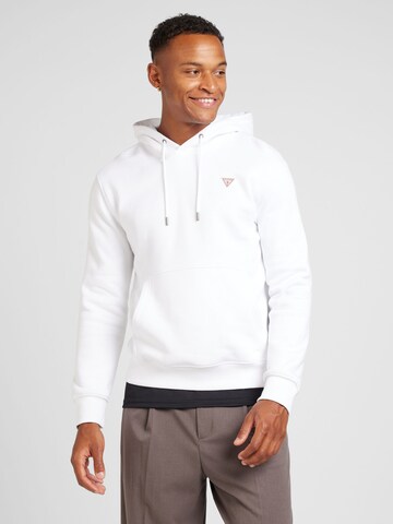 Felpa di GUESS JEANS in bianco: frontale