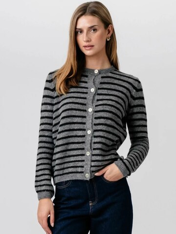 Pullover ' Crizette Striped ' di TEESHOPPEN in nero: frontale