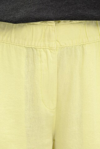 Soccx Regular Shorts aus Leinen-Mix in Gelb