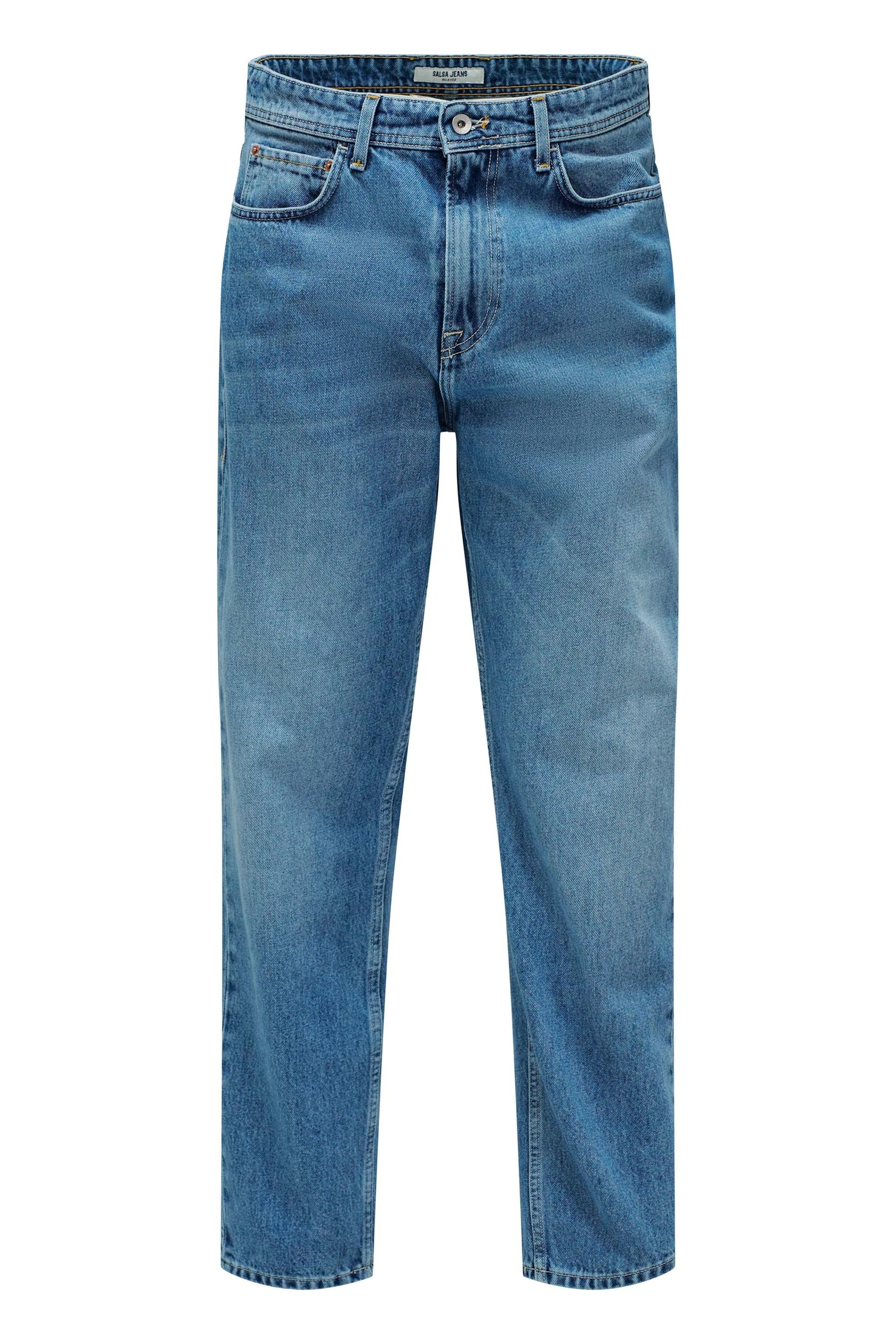 Salsa Jeans Regular Jeans in Blau: Vorderseite