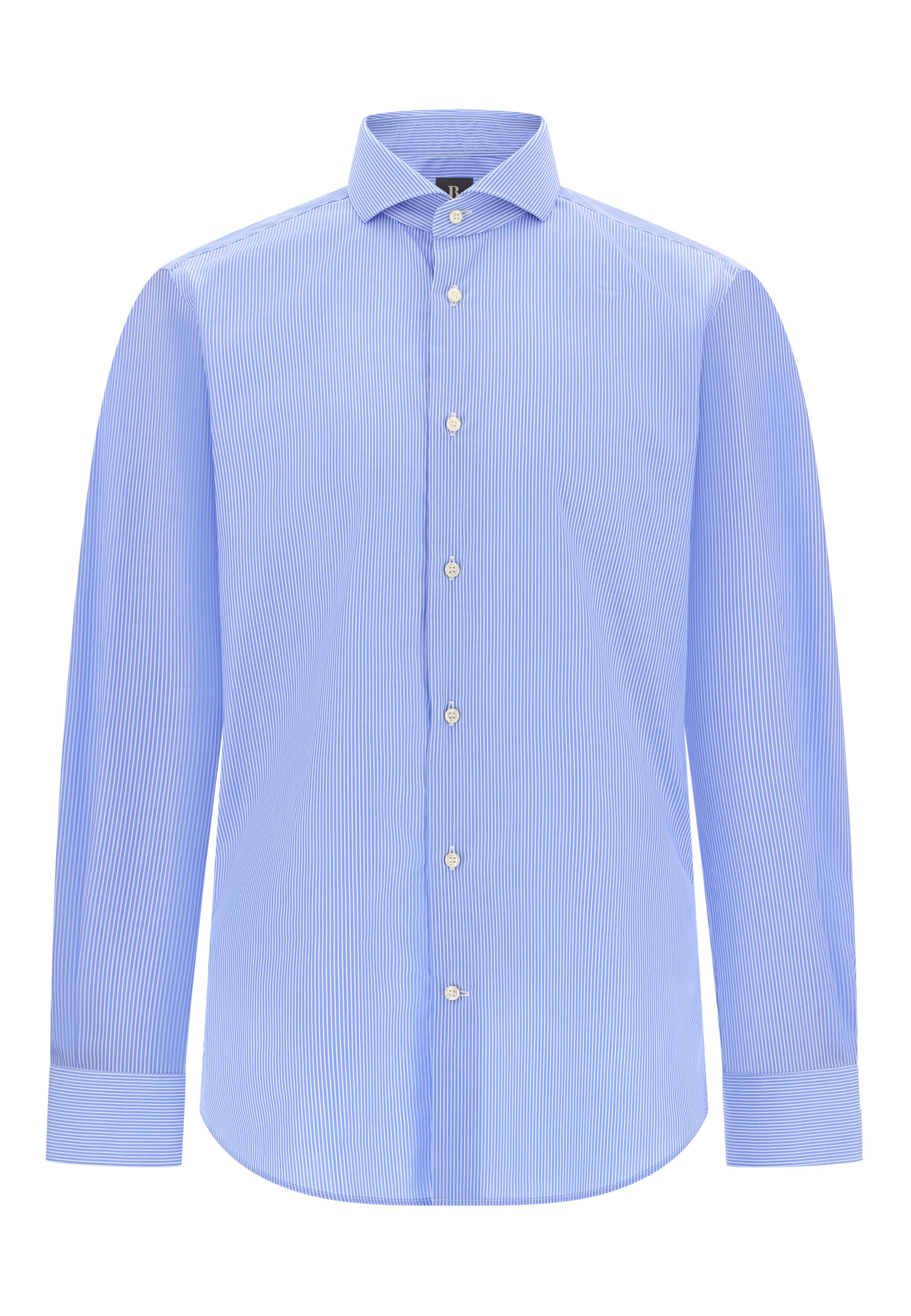 Boggi Milano Chemise en bleu / blanc, Vue avec produit