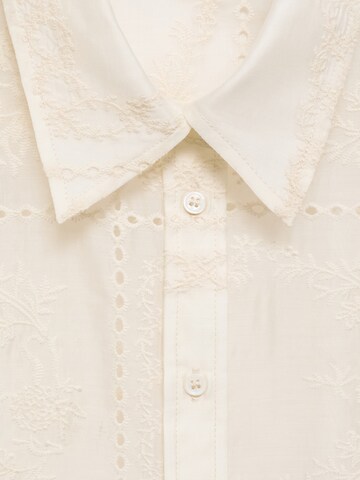 MANGO Blouse 'Aurelia' in Beige
