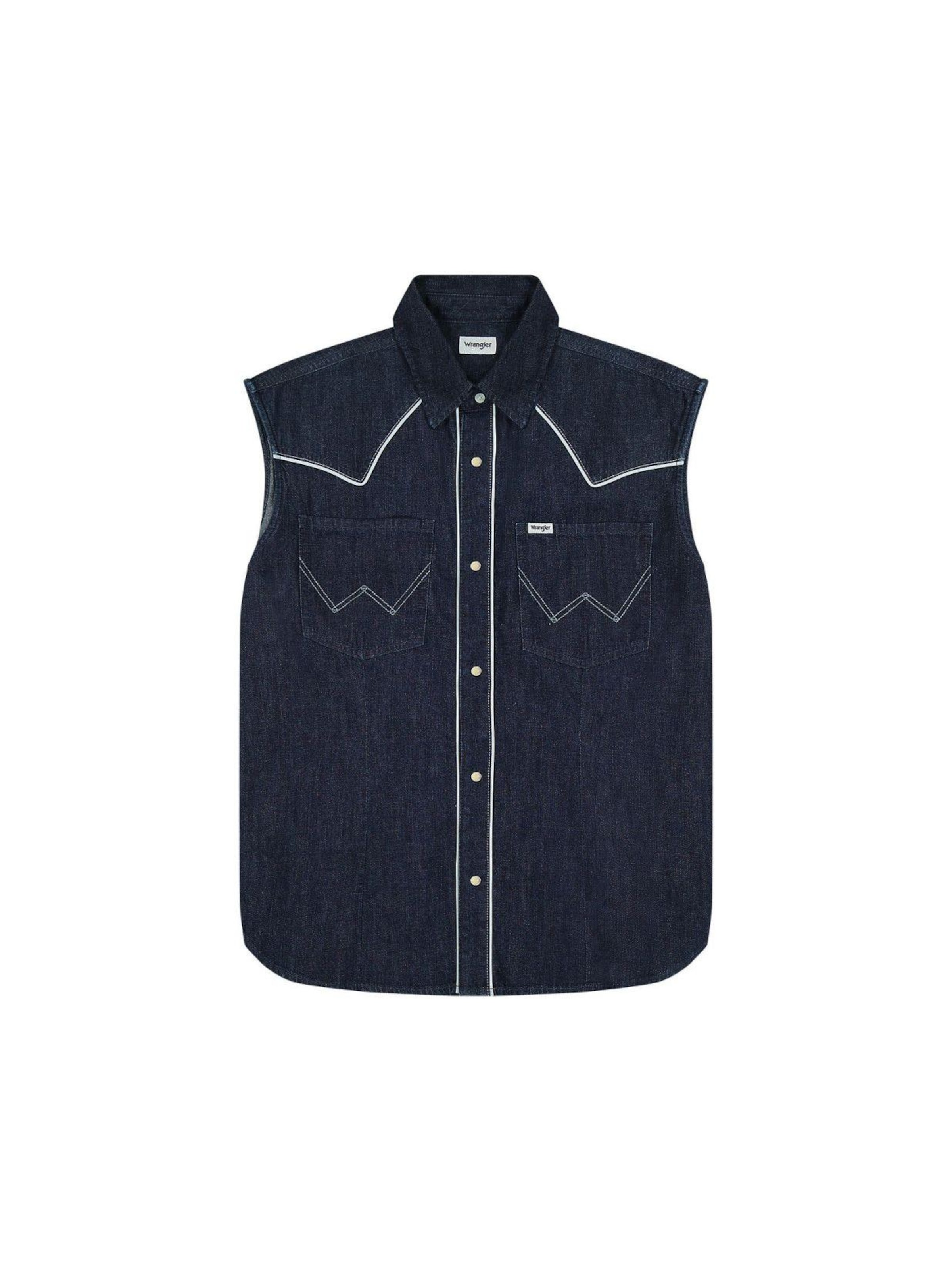 Maglietta di WRANGLER in nero: frontale