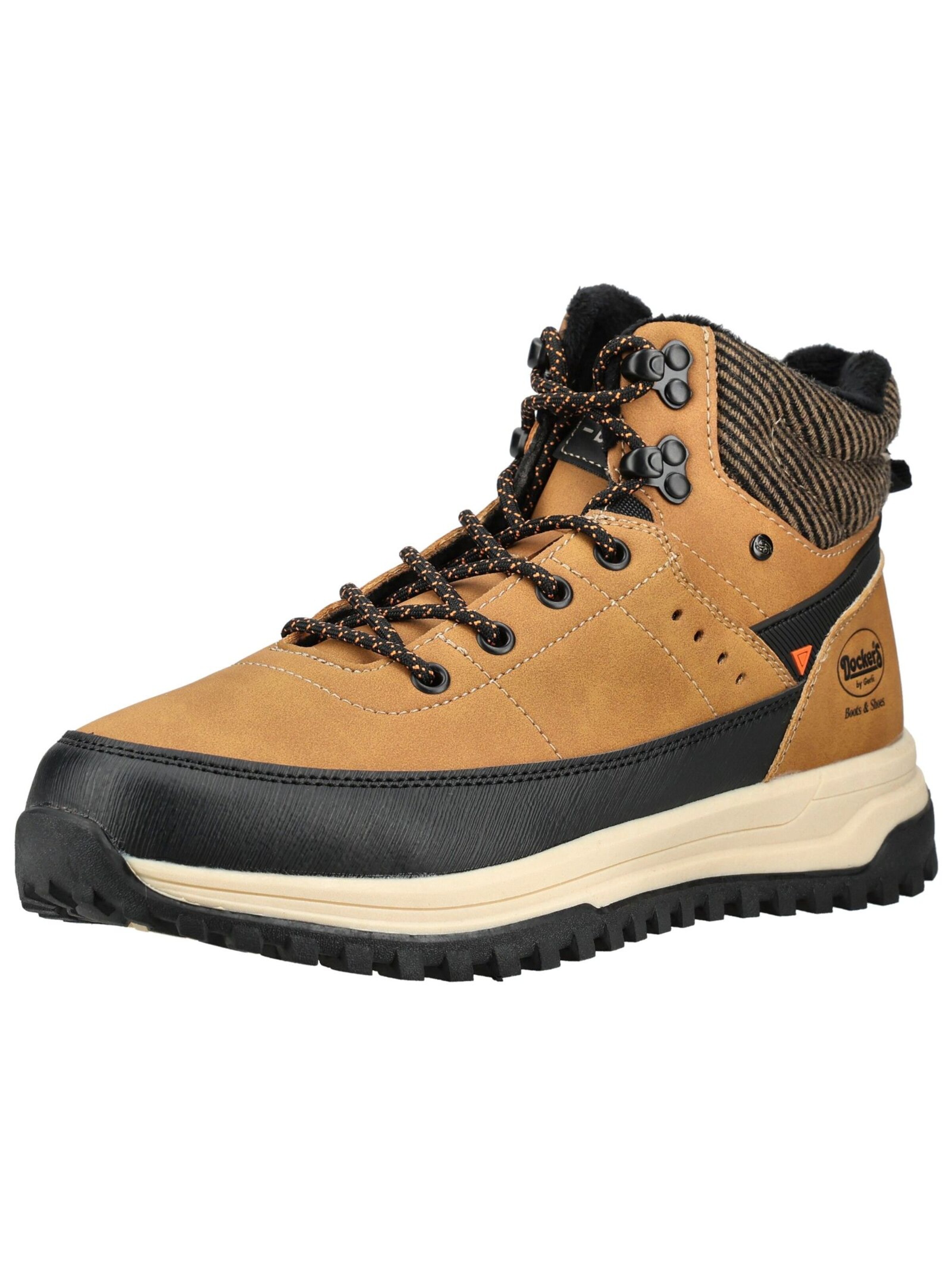 Bottines à lacets Dockers by Gerli en marron : devant