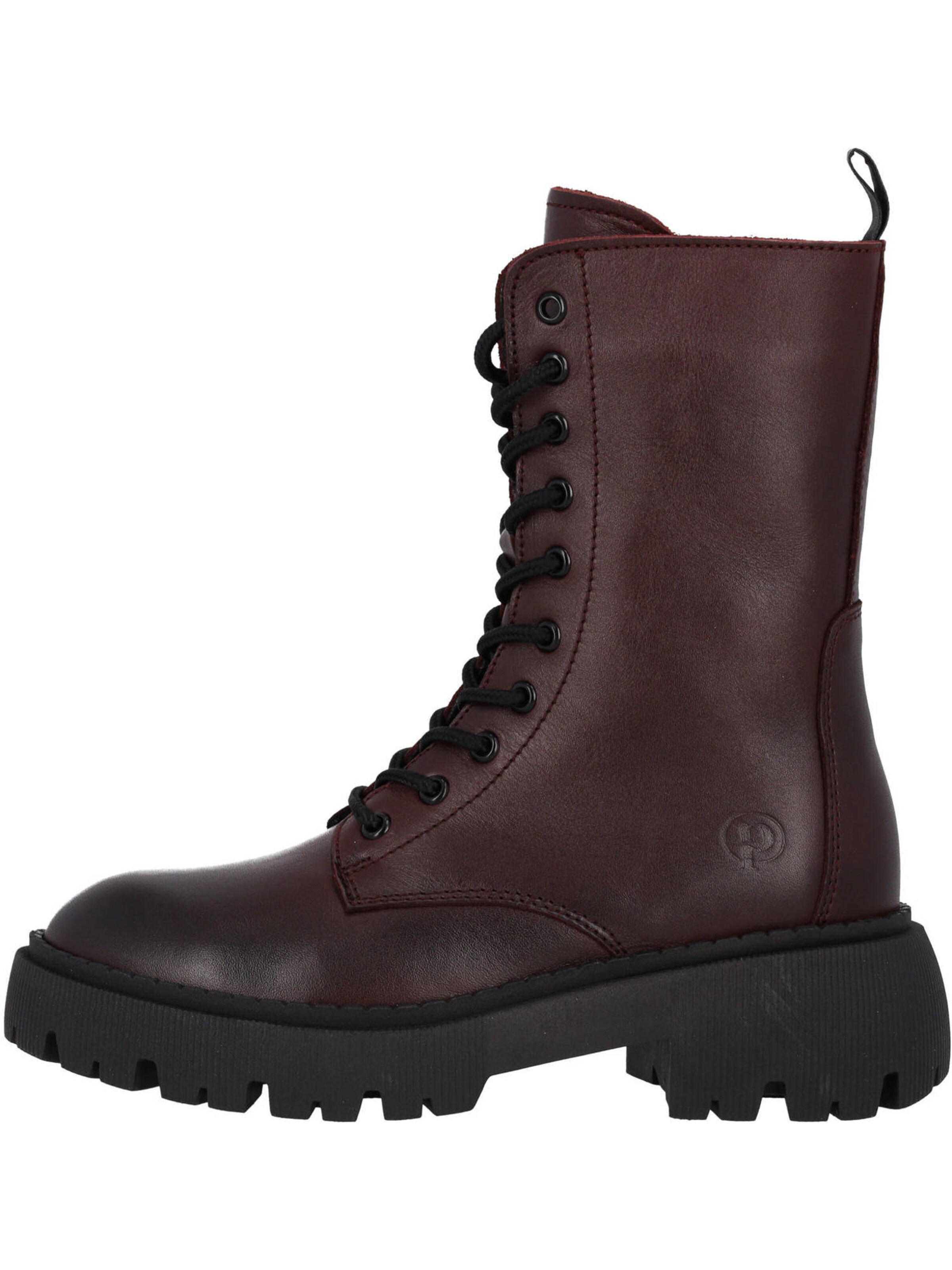 Palado Lace-up bootie 'Delos' in Red