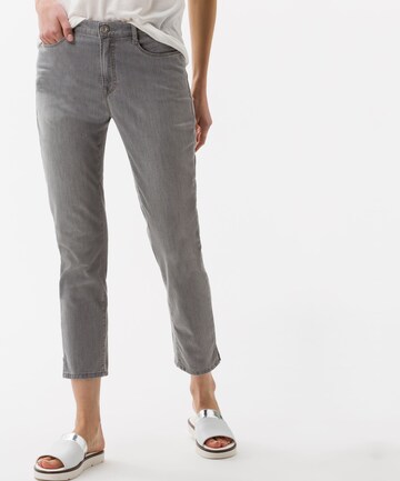 BRAX Slimfit Jeans in Grijs: voorkant