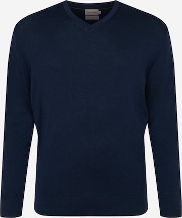 Calvin Klein Big & Tall Sweater in Blue: front