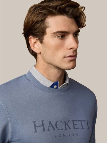 Hackett London Sweatshirt 'HERITAGE ESS CREW' in Blau