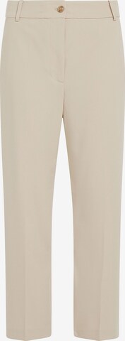 Pantalon à plis TOMMY HILFIGER en beige : devant