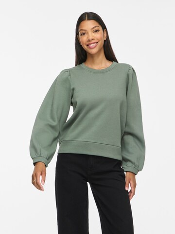 VILA Sweatshirt 'VIVERA' in Green: front