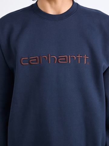 Bluză de molton de la Carhartt WIP pe albastru