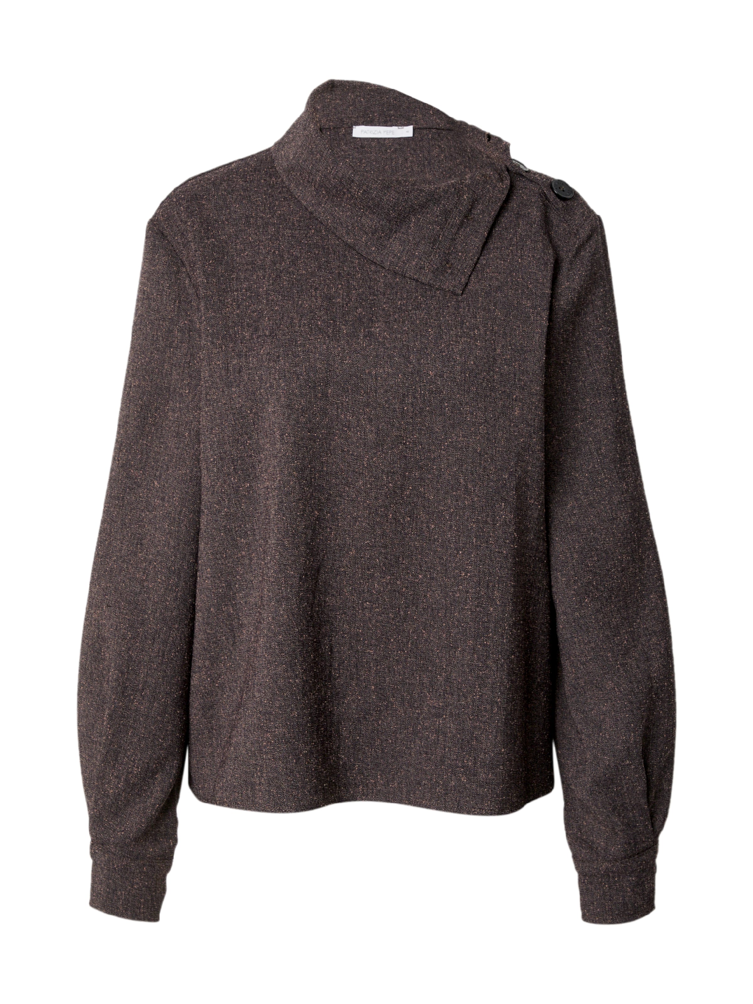 PATRIZIA PEPE Bluse in Braun: Vorderseite