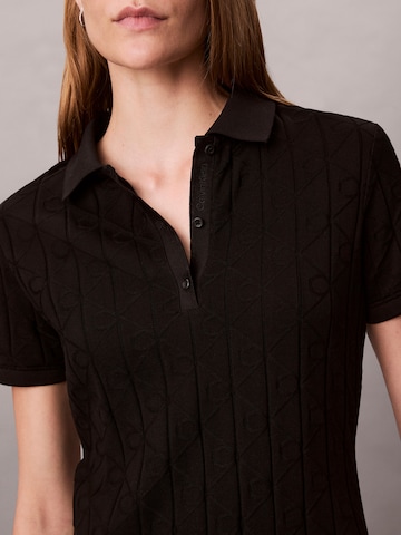 Rochie tricotat de la Calvin Klein Jeans pe negru