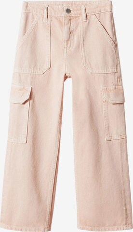 MANGO KIDS Jeans in Pink: front