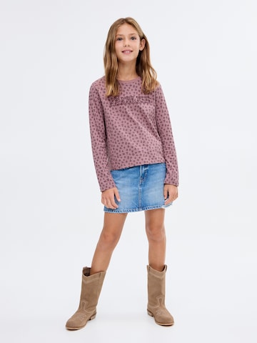 MANGO KIDS Shirt 'FEAR' in Pink
