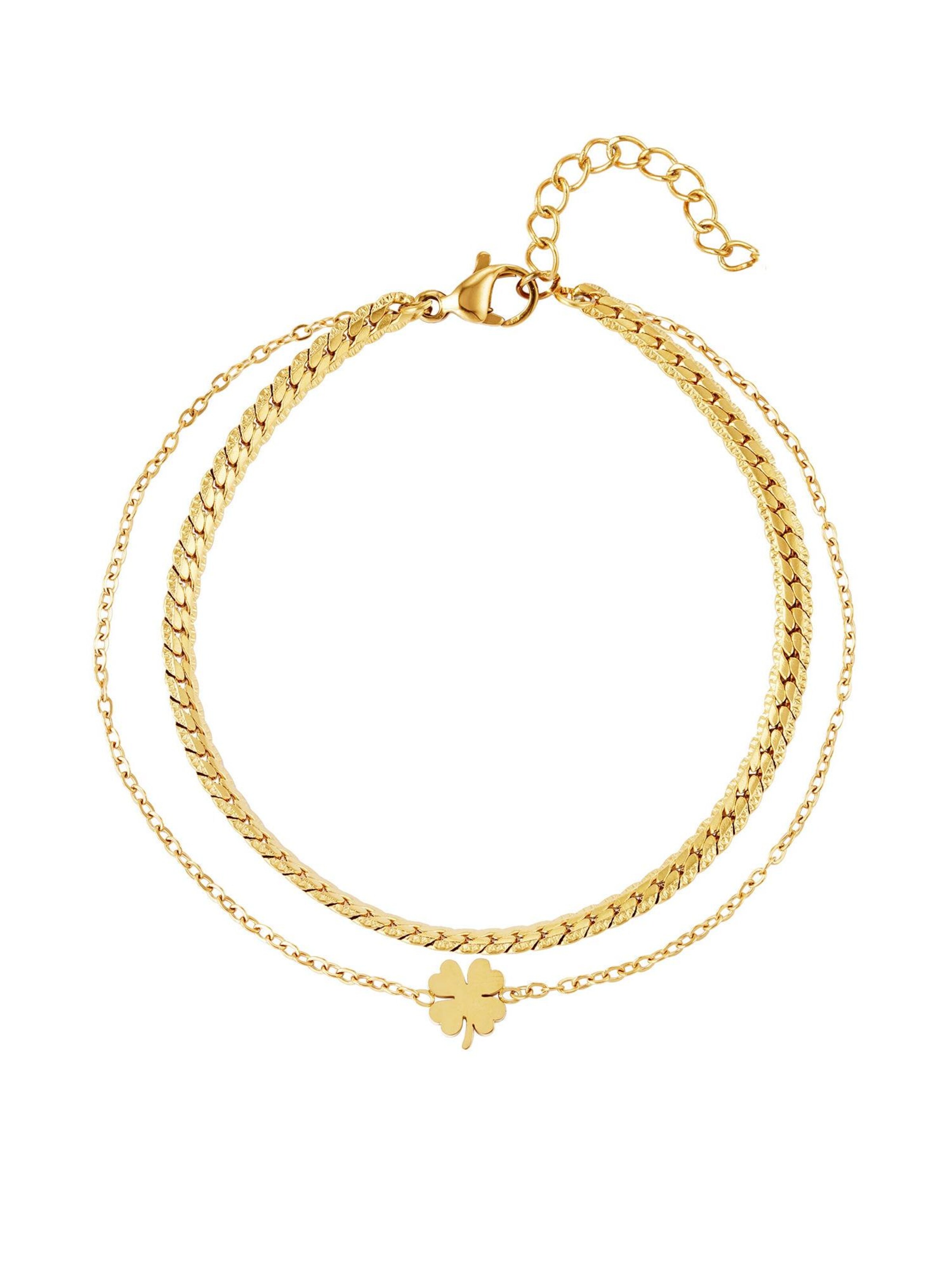 Cala Rose Armband 'LUCKY YOU'‌‌‌ in Gold: Vorderseite