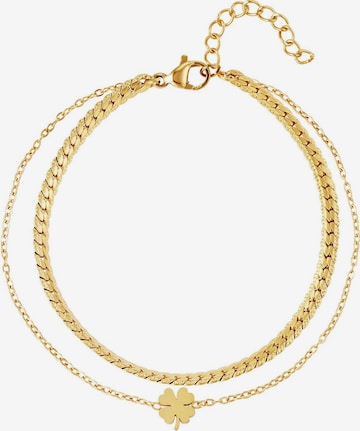 Cala Rose Armband 'LUCKY YOU' in Gold: Vorderseite