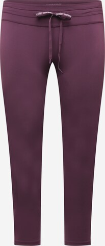 Esprit Sport Curvy Skinny Kalhoty – fialová: přední strana
